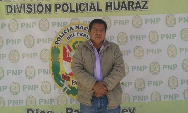 Alcalde de Colcabamba fue recluido en penal de Huaraz por apropiarse de donaciones para familias pobres
