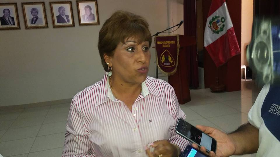 Alcaldesa Espinoza dará a conocer temas prioritarios al gobernador regional de Áncash