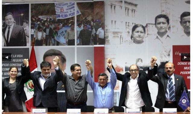 Movimientos regionales conforman alianza política para Elecciones 2014