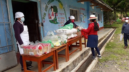 Padres de familia de más de 5 mil escolares reciben alimentos nutritivos en Áncash 