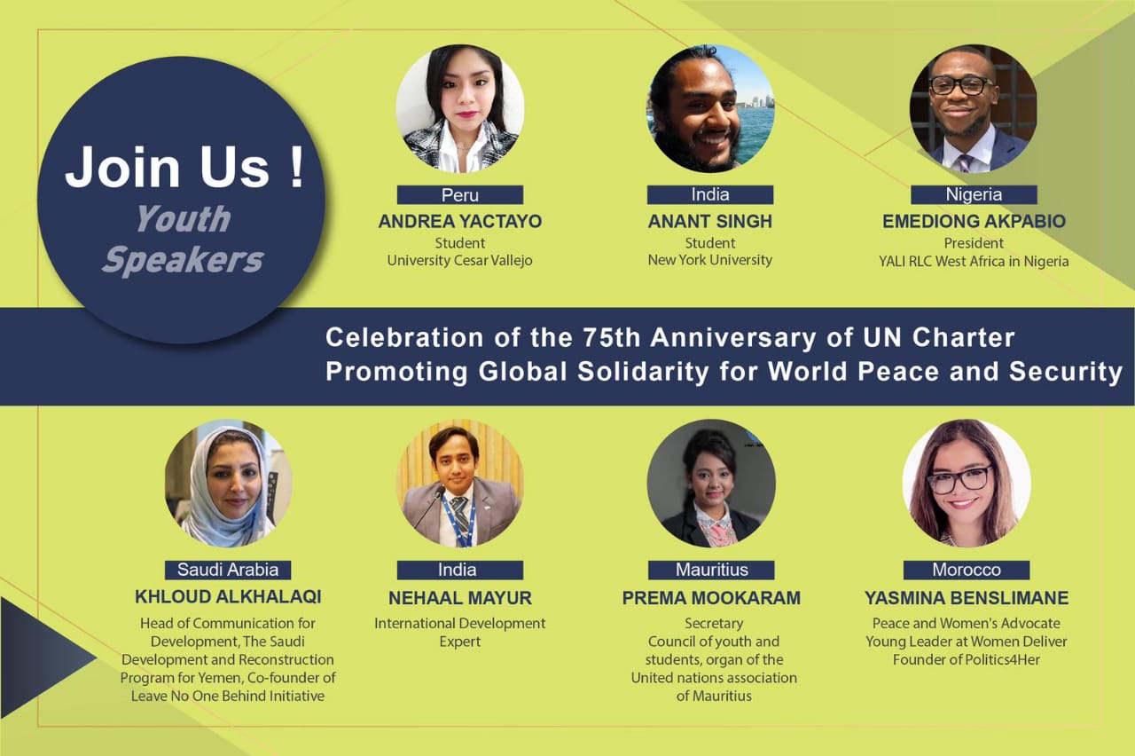 Vallejiana representó a estudiantes peruanos en evento internacional por la paz 