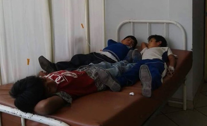 Noventa alumnos se intoxican en Carhuaz aparentemente con desayunos de Qaliwarma