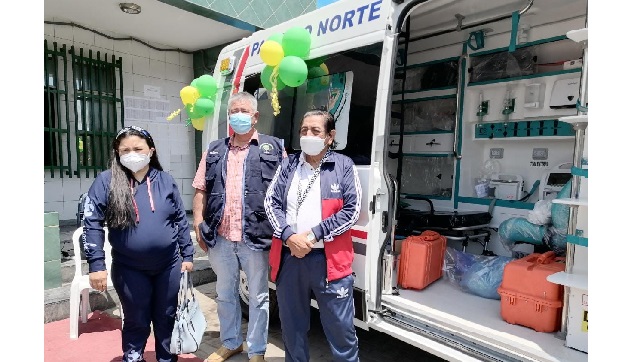 Municipio de Santa ya cuenta con una ambulancia para atender emergencias en su distrito