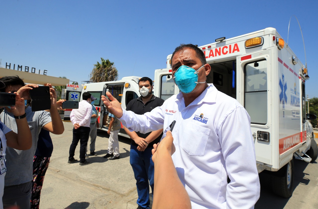 Hospital Regional y la Red de Salud Sur reciben dos ambulancias para afrontar el Covid-19