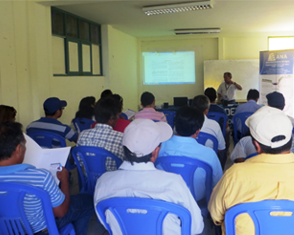 Alcaldes de la provincia de Casma son capacitados por Administración Local del Agua 