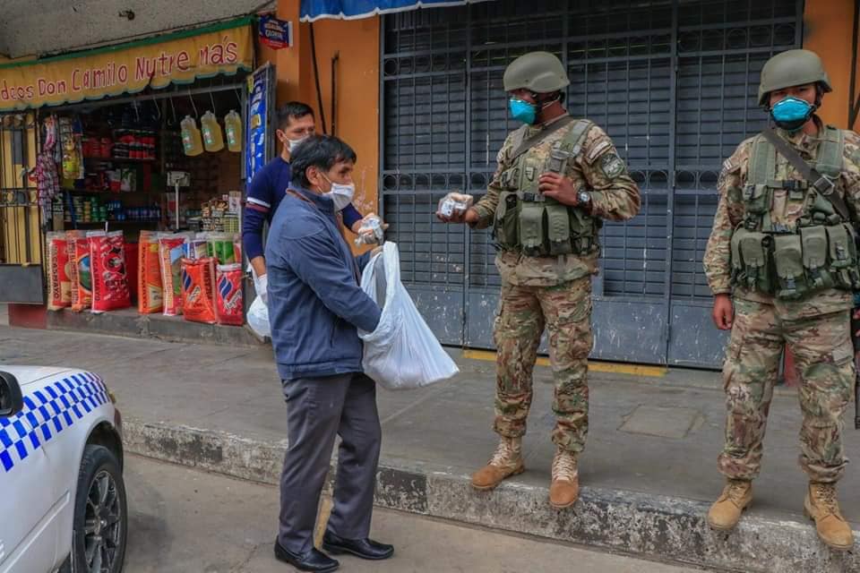 Áncash:  autoridades y ciudadanos se solidarizan con la Policía, Ejército y personal de Salud en medio de la pandemia