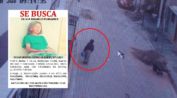 Doña Olivia de 74 años lleva 27 días desaparecida en Chimbote