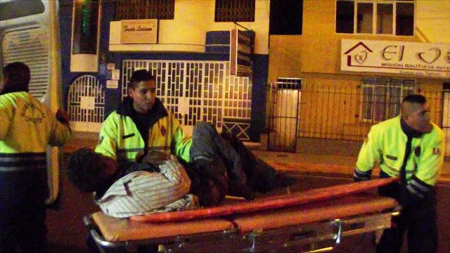 Chimbote: anciano salvó de morir tras ser atropellado por una minivan