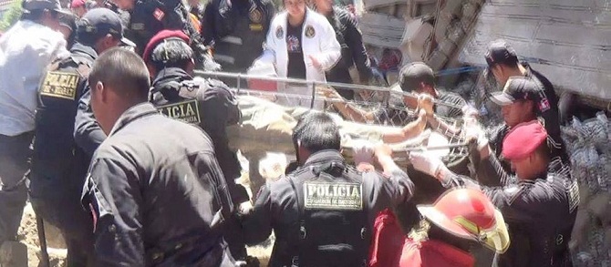 Obrero murió aplastado por la pared de una vivienda en Huaraz