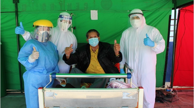 Anciano de 83 años venció al coronavirus luego de permanecer 10 días en hospital de Chimbote