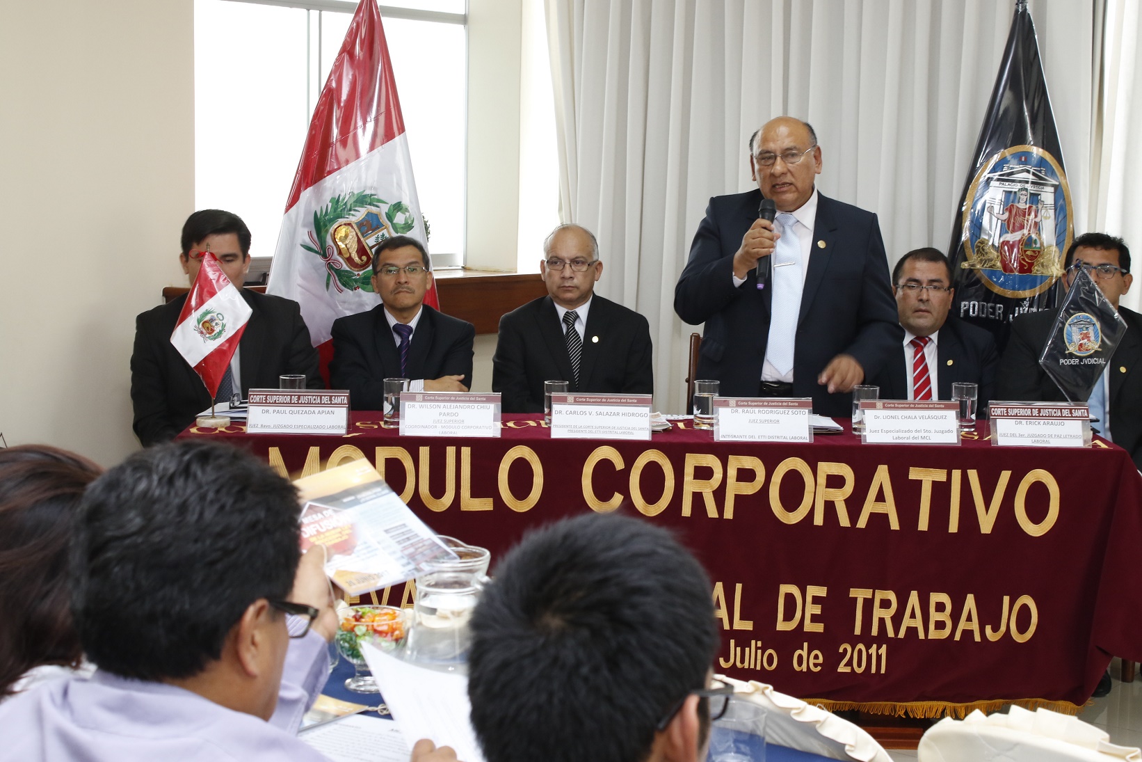 Corte del Santa celebrará 7° aniversario de implementación de Ley Laboral con jueces supremos