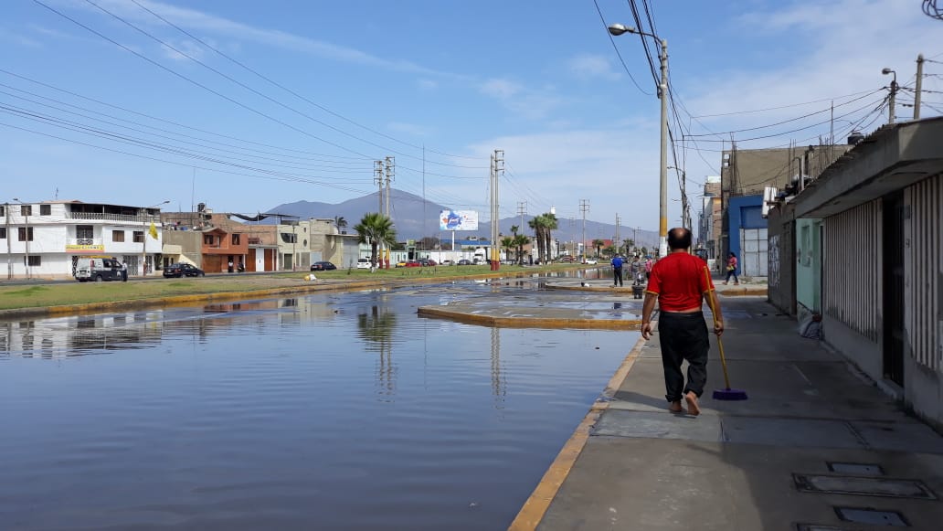 Municipio anunció ejecución de mantenimiento del dren del jirón Amazonas por aniego registrado