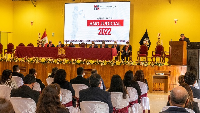 Corte del Santa realizó ceremonia de apertura del año judicial 2022