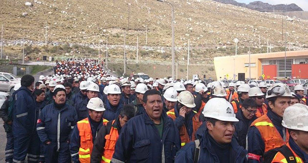 Declaran ilegal huelga de trabajadores de Antamina