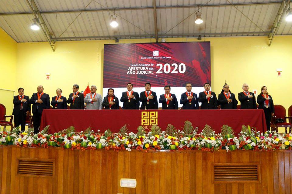 Corte Superior de Justicia del Santa dio inicio al Año Judicial 2020