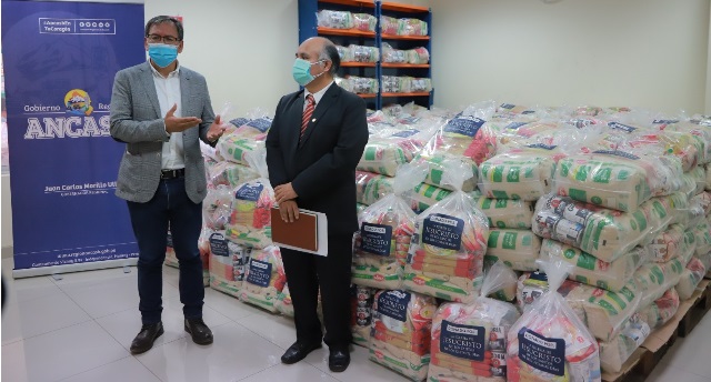 Región de Áncash llevará 600 kits de alimentos a zonas más golpeadas por el covid-19