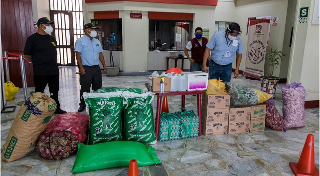 Corte del Santa llevó víveres y materiales de protección sanitaria al penal de Cambio Puente
