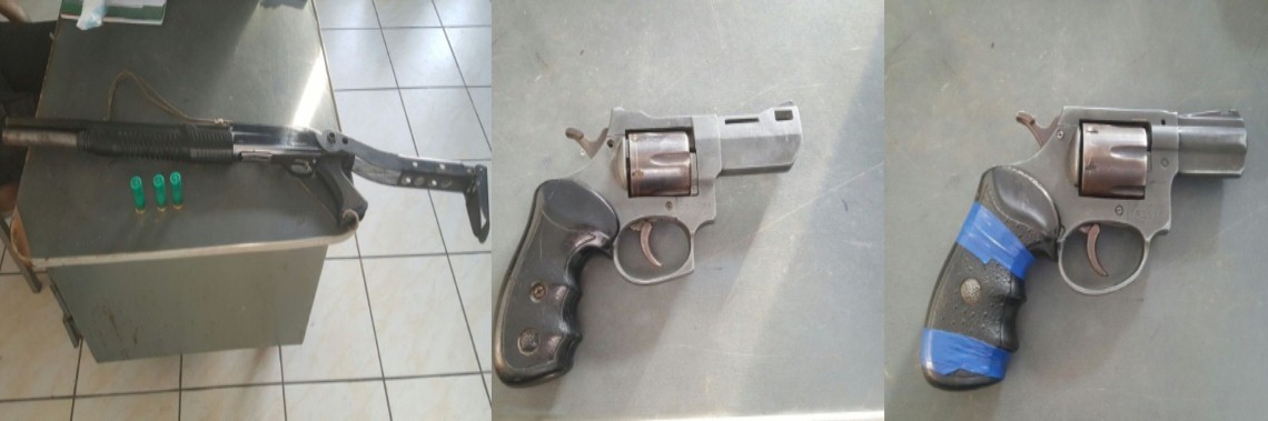 Intervienen a tres personas con armas de fuego en la provincia de Casma 