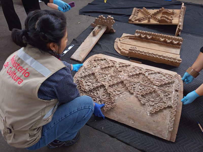 Ministerio de Cultura verificó repatriación de retablo cusqueño de los siglos XVII-XVIII