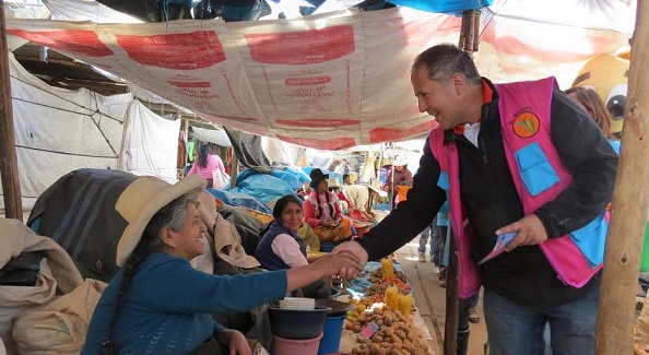 Candidato regional por “El Maicito” visitó el Callejón de Huaylas