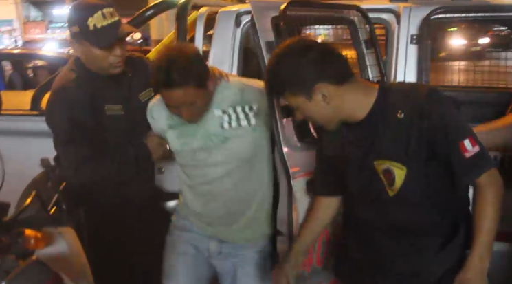 Serenos y la Policía detienen a conductor que trasladaba a banda de abigeos que cometió robos en Cascajal
