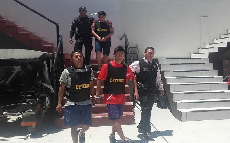Delincuentes que asaltaron pollería en Chimbote fueron sentenciados a 6, 8 y 12 años de cárcel