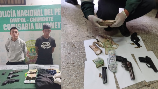 Capturan a sujetos acusados de asaltar sede de la Caja del Santa en Huarmey