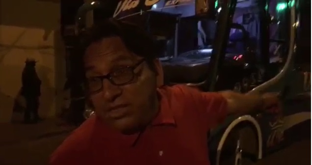 Ocho buses fueron asaltados por 20 encapuchados armados en la carretera Casma-Huaraz