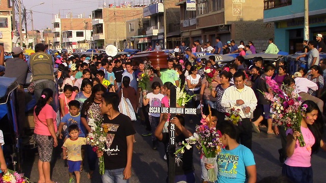 Sepultan restos de cargador asesinado en Casma y envían a la cárcel a presunto homicida