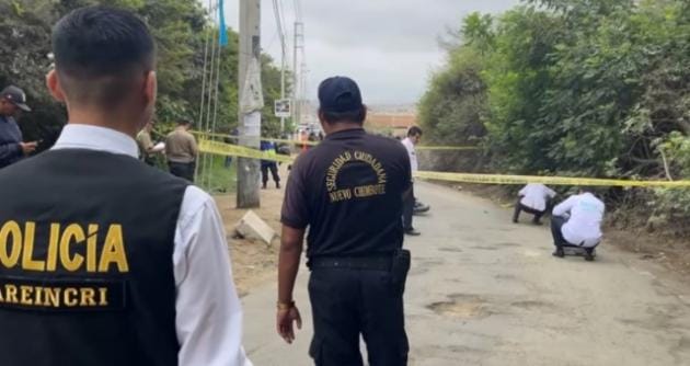 Sicarios asesinan de 15 balazos a extranjero en Nuevo Chimbote