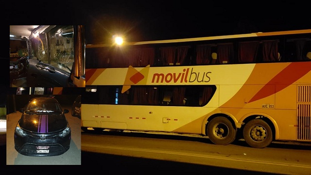 Áncash: Choferes de bus y de automóvil particular se enfrentan a golpes en la carretera Pativilca-Huaraz