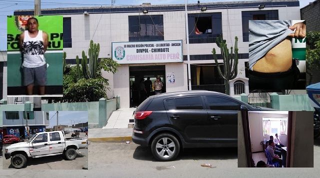 Sujeto que conducía borracho la camioneta de un comandante hirió a pedradas a 3 policías en Chimbote