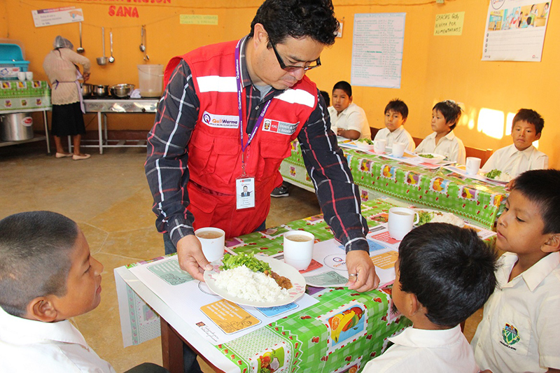 Qali Warma impulsa alimentación saludable en estudiantes de colegios de Moro