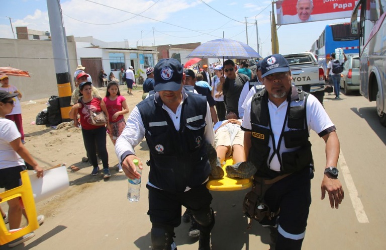 Trujillo: más de 400 atenciones médicas realizó el Minsa durante visita de Papa Francisco 