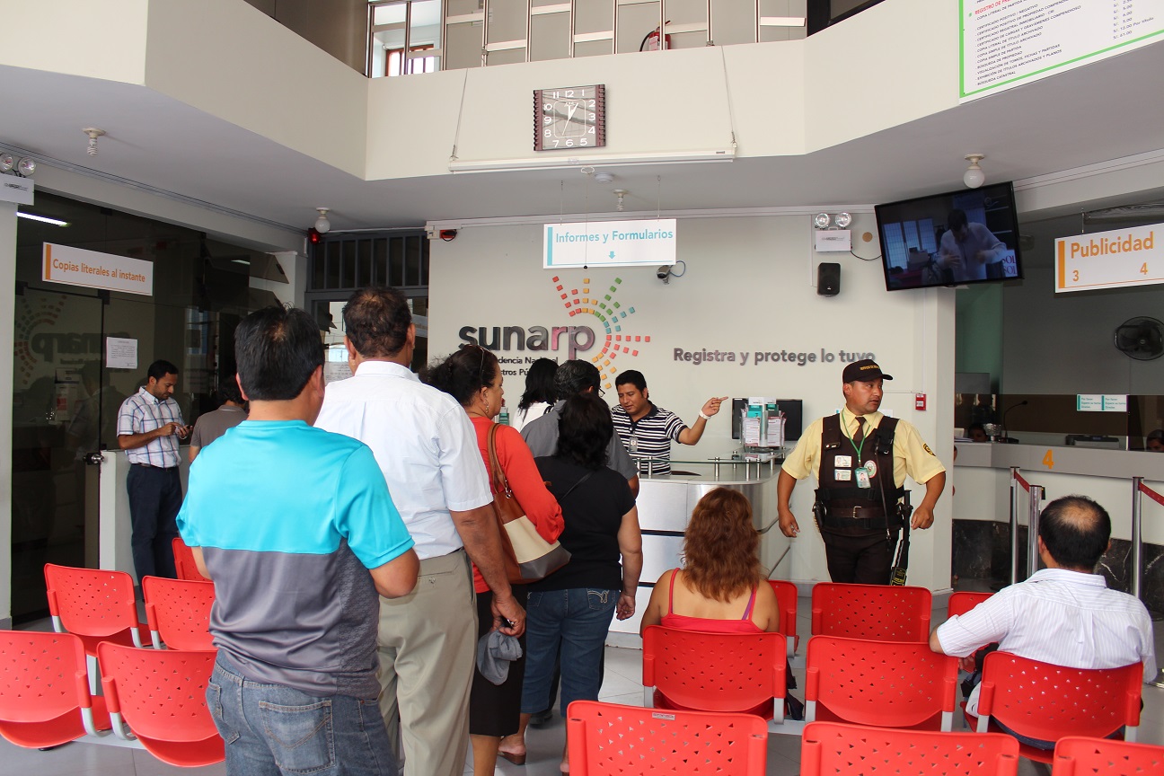 Registros Públicos innova procedimiento para inscribir predios por primera vez