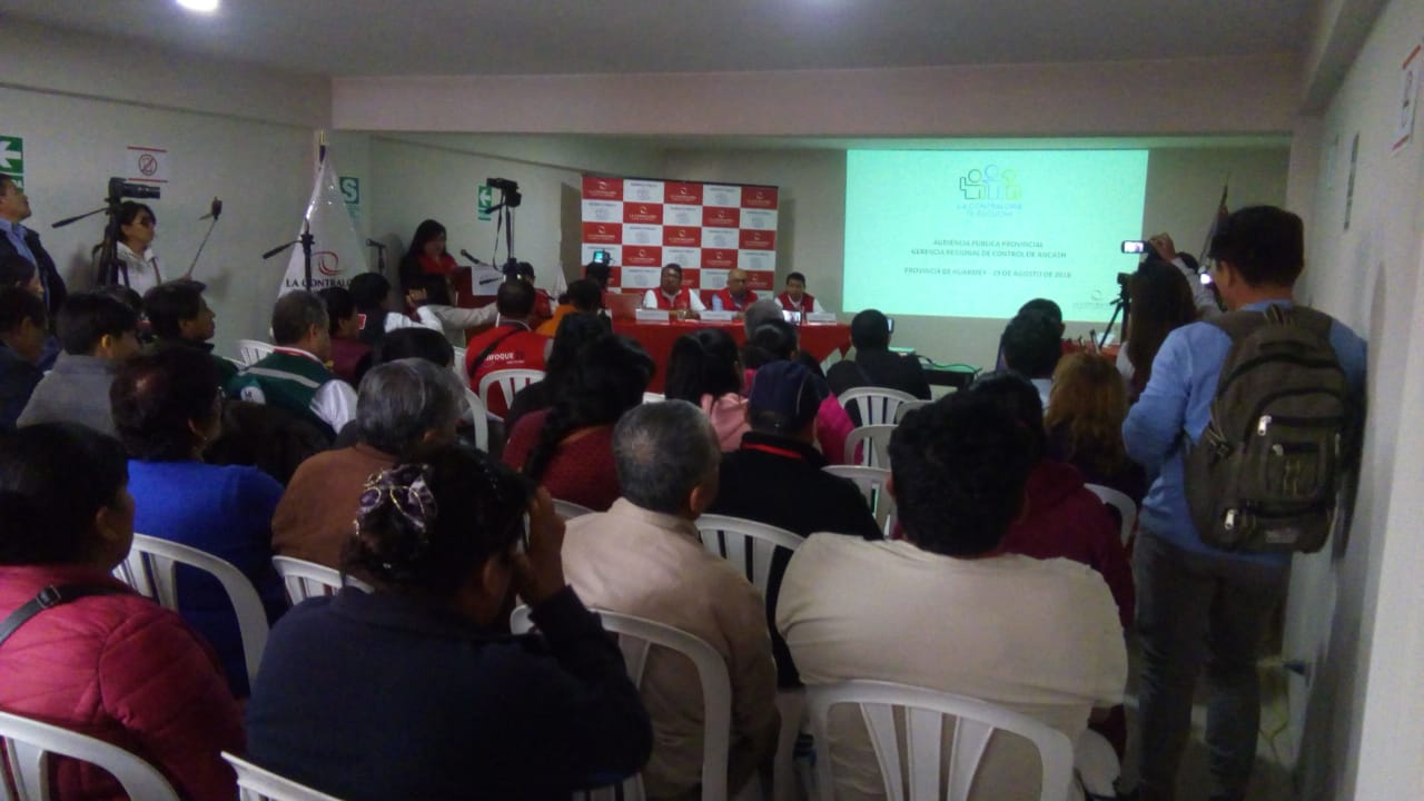 Audiencia “La Contraloría te escucha” se realizó en Huarmey