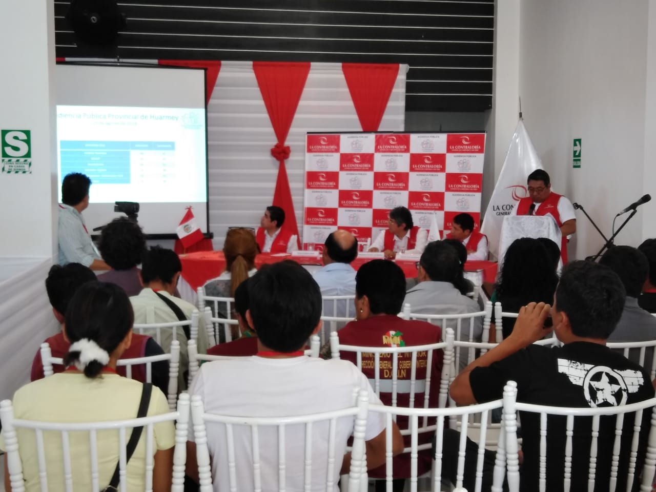 Huarmey: ciudadanos presentaron reclamos sobre servicios y obras públicas en audiencia de la Contraloría