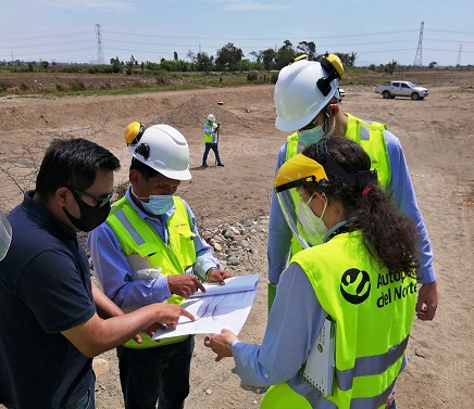 Entregan terreno del primer tramo para la futura vía de evitamiento de Chimbote