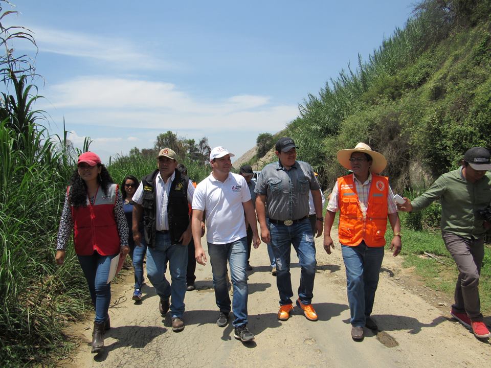 Chimbote: representante de “Trabaja Perú” inspecciona distritos afectados por lluvias y huaicos