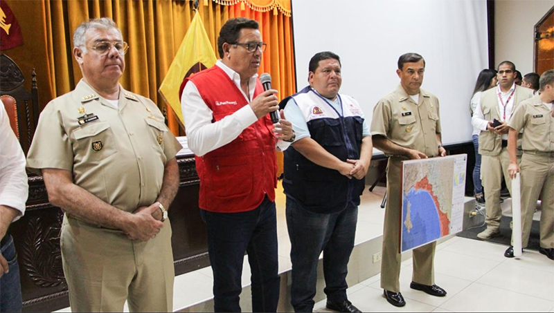 Chimbote: Autoridades se reunieron con ministro de Defensa y toman acciones frente a emergencia