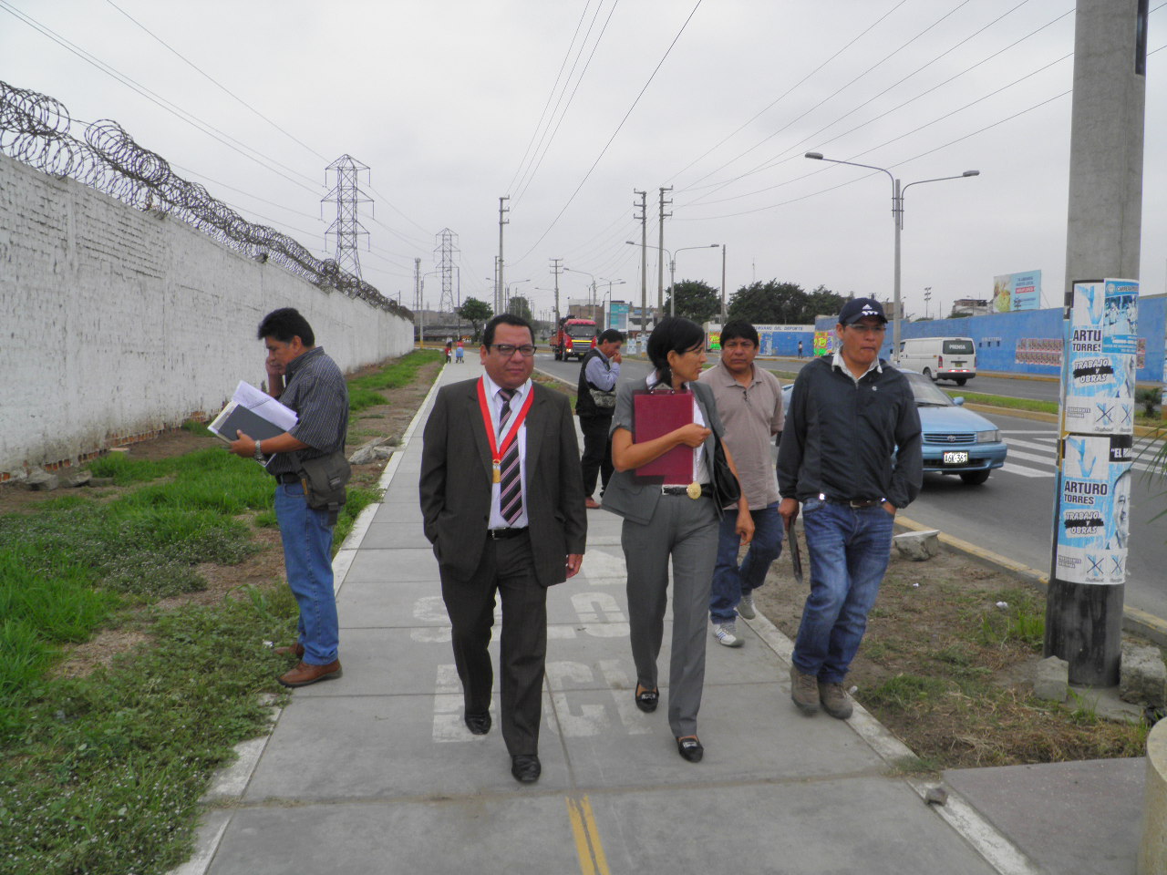 Chimbote: Fiscalía Anticorrupción inspecciona obra de avenida Industrial para determinar presunta sobrevaloración
