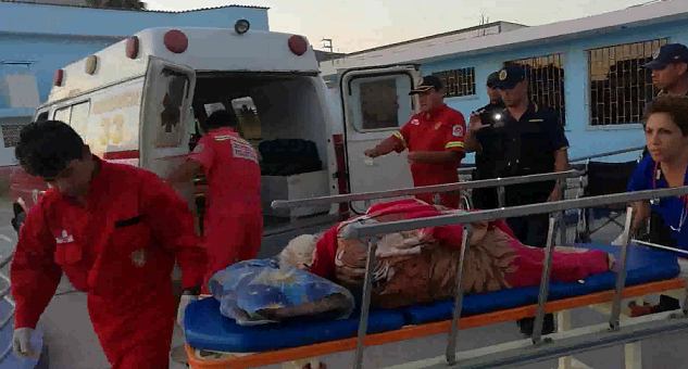 Chimbote: trasladan al hospital a anciano afectado con múltiples escaras en el cuerpo