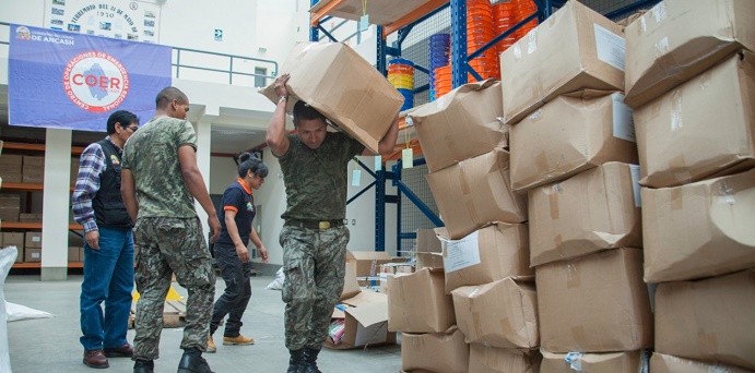 Áncash: llegan 60 toneladas de ayuda para Sihuas, pomabamba, Llamellín y Huaraz en Áncash