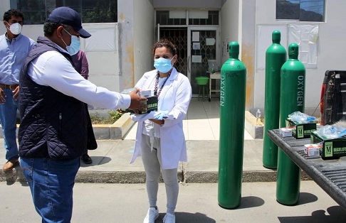 Adquirirán 10 balones de oxígeno para atender a población afectada por covid-19 en Samanco