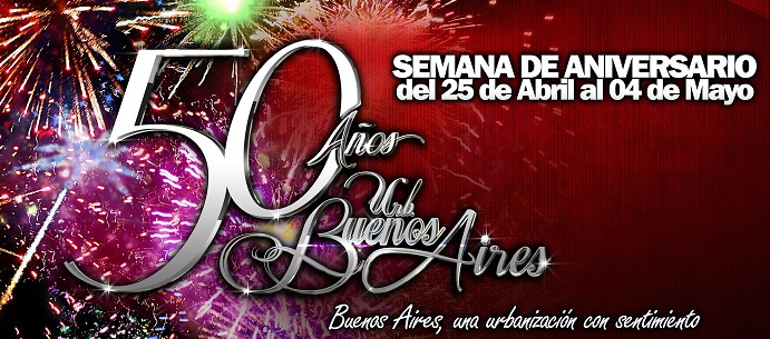 Urbanización Buenos Aires celebra su 50 aniversario de fundación a lo grande