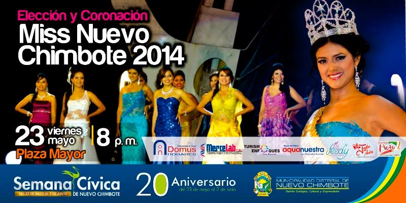 Este viernes 23 se elige a la soberana de Nuevo Chimbote 2014 
