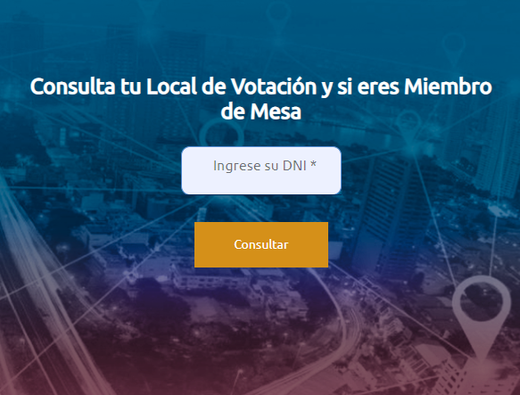 Consulta aquí tu local de votación y el horario escalonado para la segunda vuelta