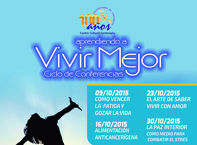 Ciclo de conferencias “Aprendiendo a vivir mejor” en el Centro Cultural Centenario