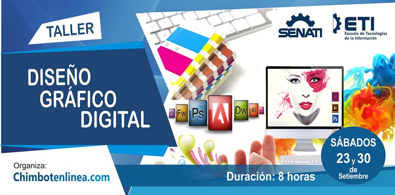 Chimbote en Línea organiza taller de diseño gráfico digital ahora los sábados 