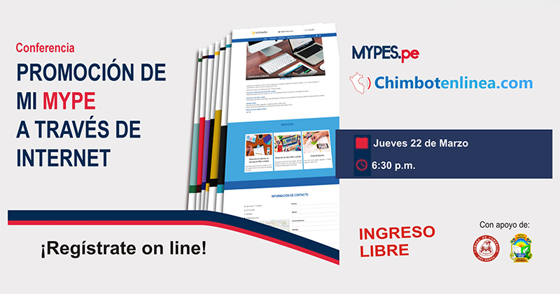 Chimbote: conferencia gratuita sobre promoción de las mypes en internet